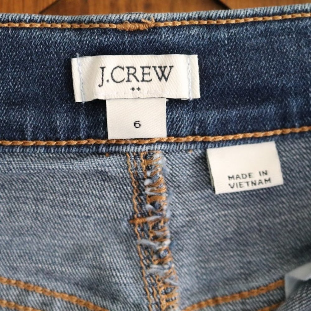 J.Crew Raw Hem Denim Skirt - Style #H4917 - Picture 12 of 16